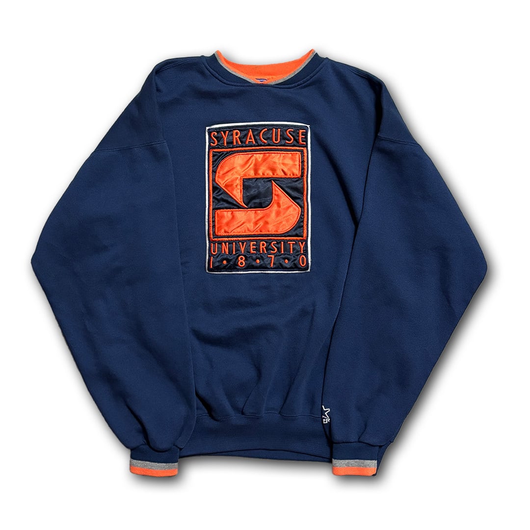 Syracuse University Patch Sweatshirt. STARTER
