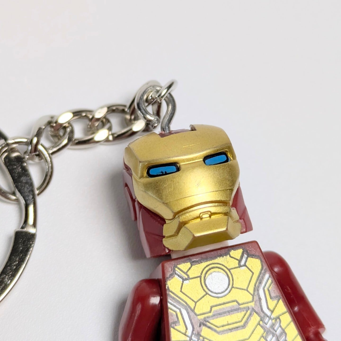 12月下旬再入荷予定！☆ブロックフィギュアキーホルダー☆【 IRONMAN / アイアンマン 】 MARVEL〚アメリカン雑貨 アメトイ〛