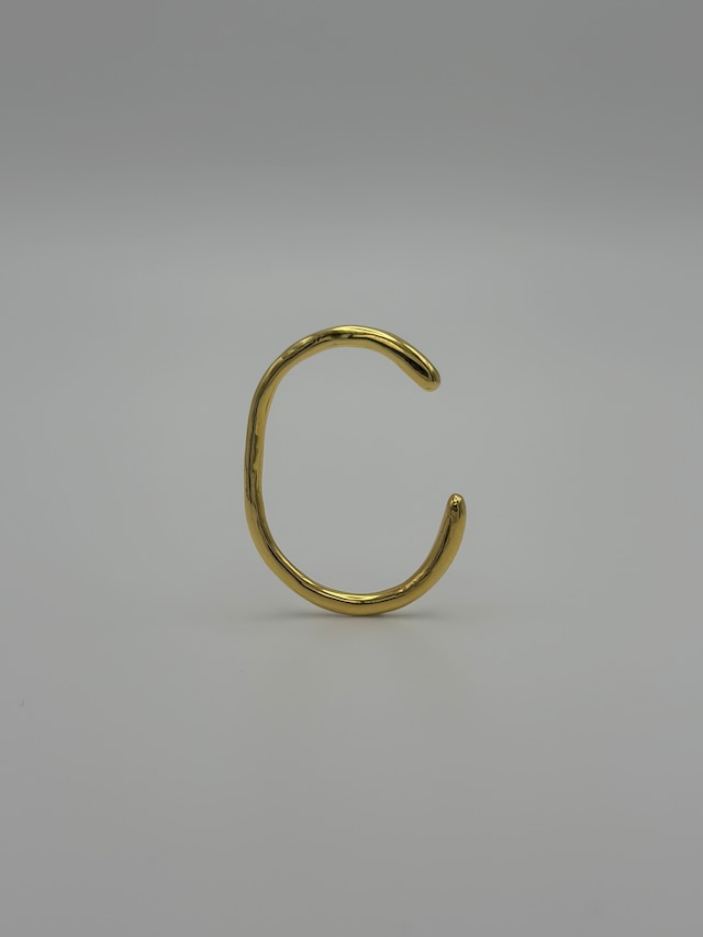 C hoop ear cuff  gold