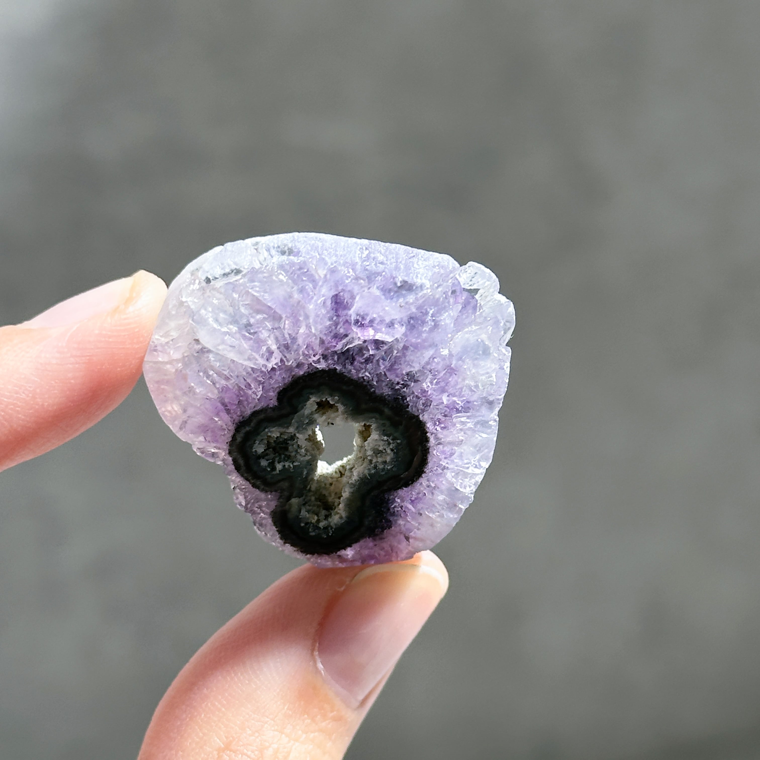 アゲート×アメジスト ハート93◇ Agate× Amethyst ◇天然石・鉱物