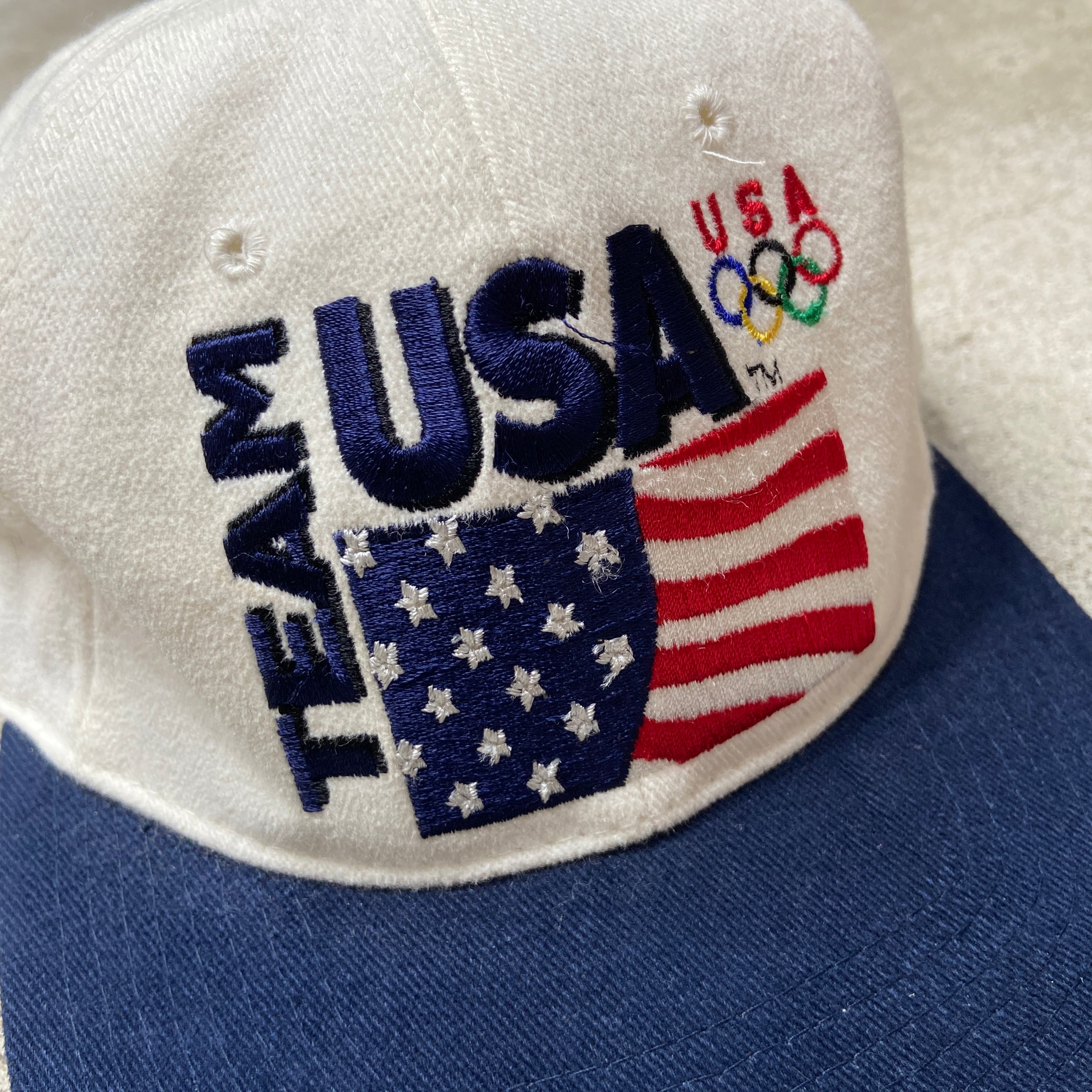 90s STARTER アメリカ代表 オリンピック ロゴキャップ 星条旗 USA