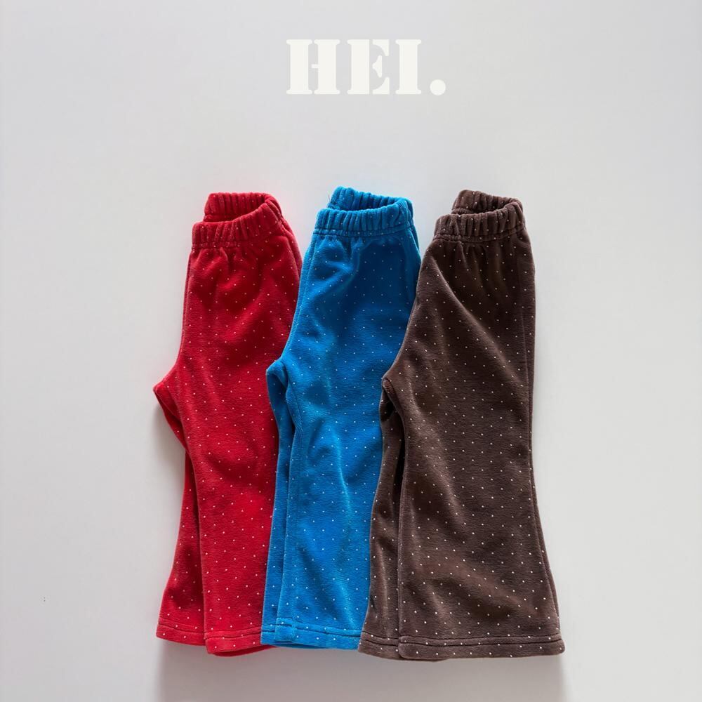 【2点送料無料】«予約»«Hei» ドットフレアパンツ 3colors