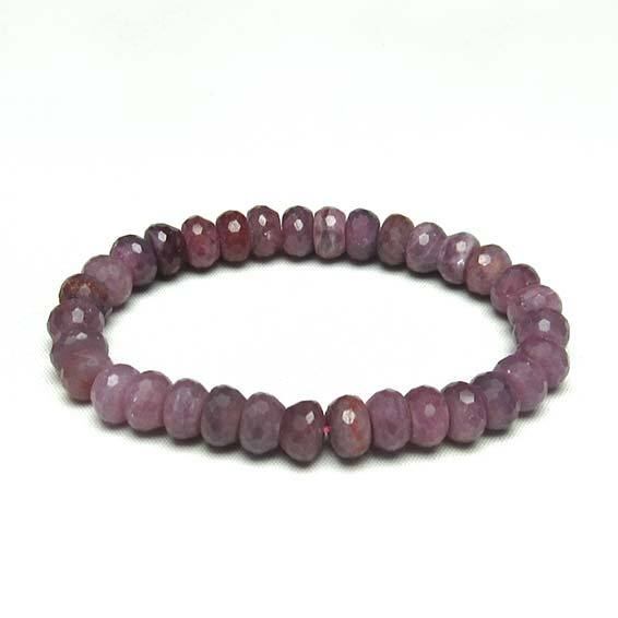 ルビー ブレスレット 9mm おまかせ便 111-16893