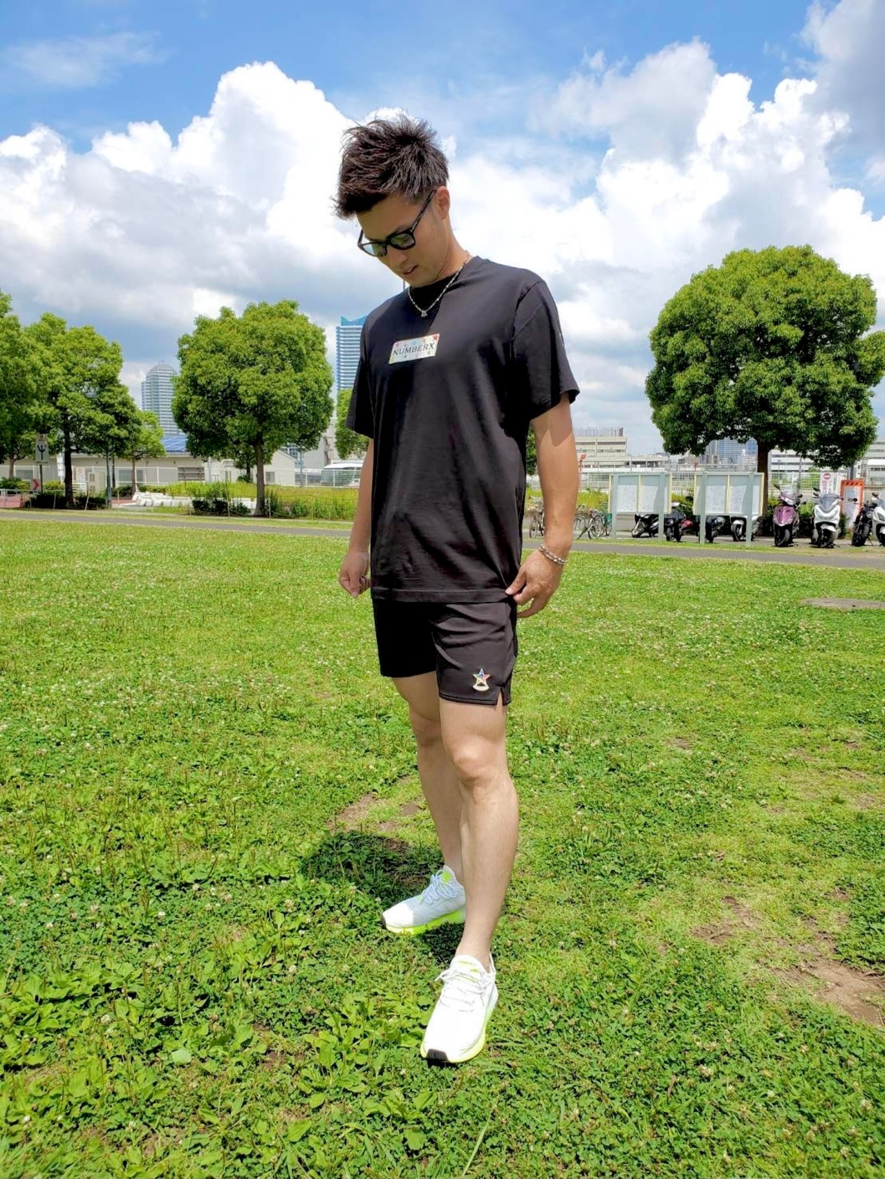 NUMBERX Short pants(ハーフパンツ)　"BLACK"