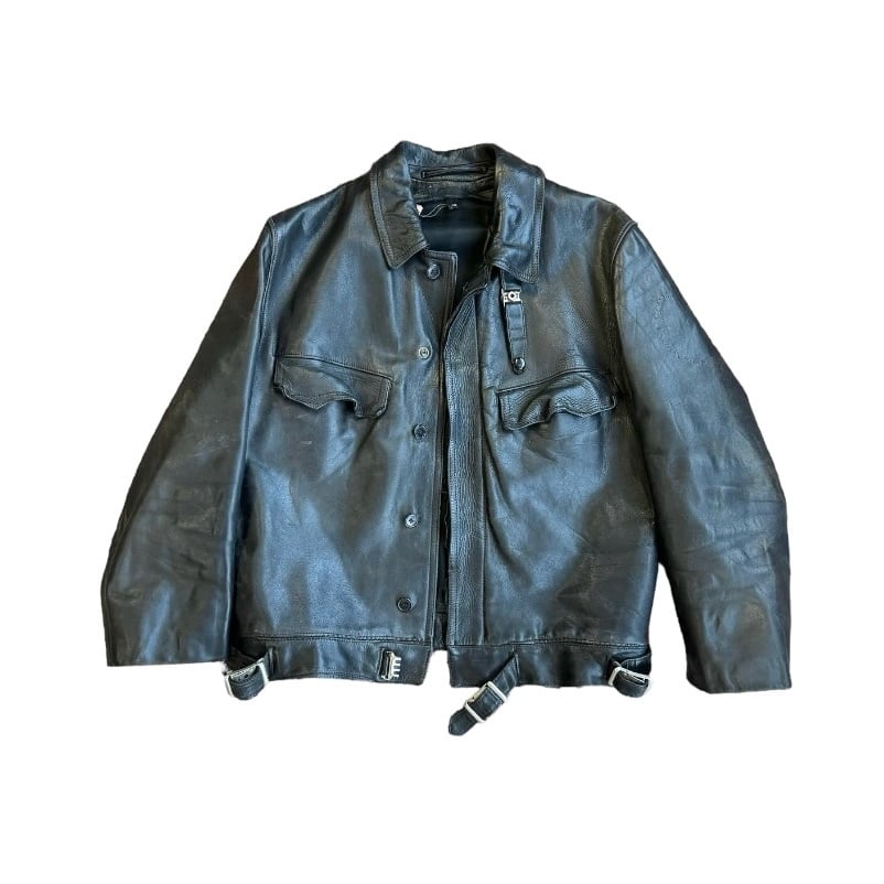 old tattered leather jacket | 喫茶ジョー powered by BASE