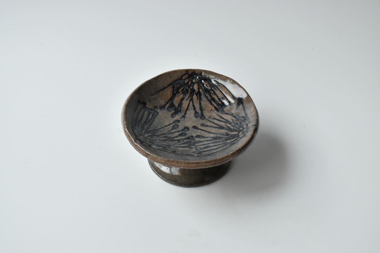 小代瑞穂窯 / 福田るい : ボタ 高付 (中) ④