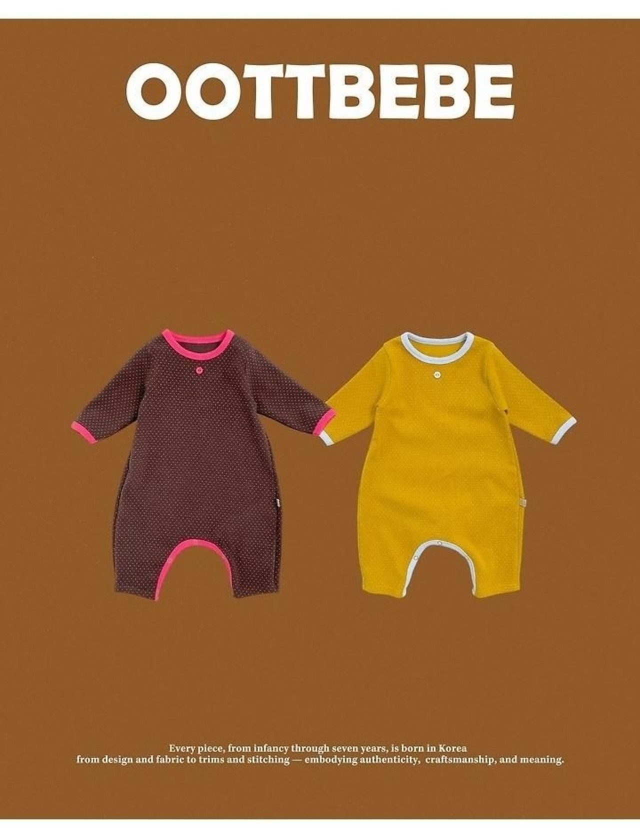 韓国子供服 / 26winter / oottbebe / まめまめベビースーツ / ベビー / 冬服 *S~M*