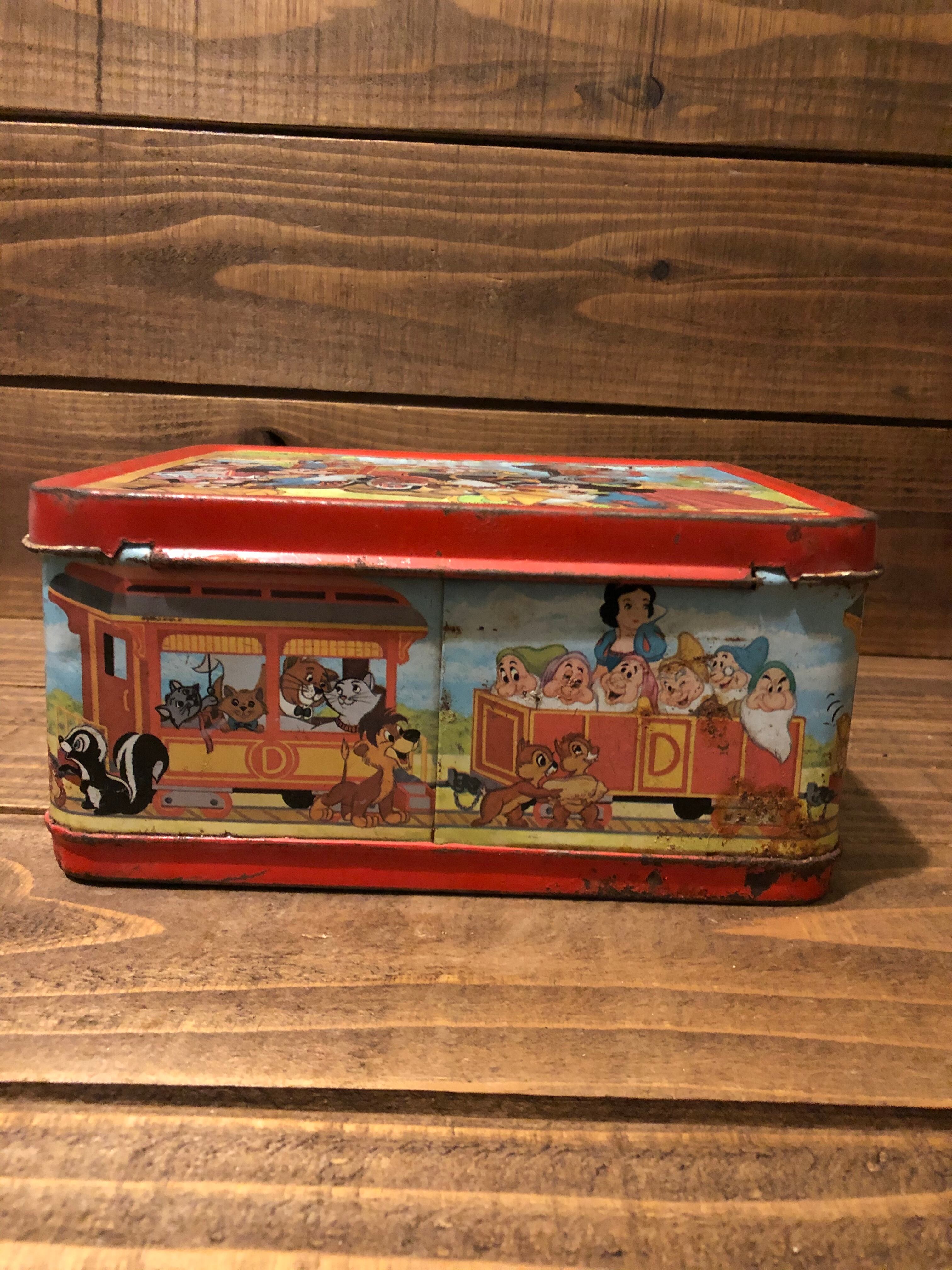 Disney Lunch Box ''Disney Express''/ディズニー ミッキーマウス ランチボックス 水筒 70's ビンテージ |  MOTORROCK KUSTOMSHOP ”FU’Z KORNER” powered by BASE