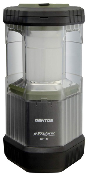 【在庫処分】GENTOS(ジェントス) LED ランタン 電池式 250~360ルーメン 暖色 調光 EX-V777D/EX-144 キャンプ アウトドア ライト 照明 防災