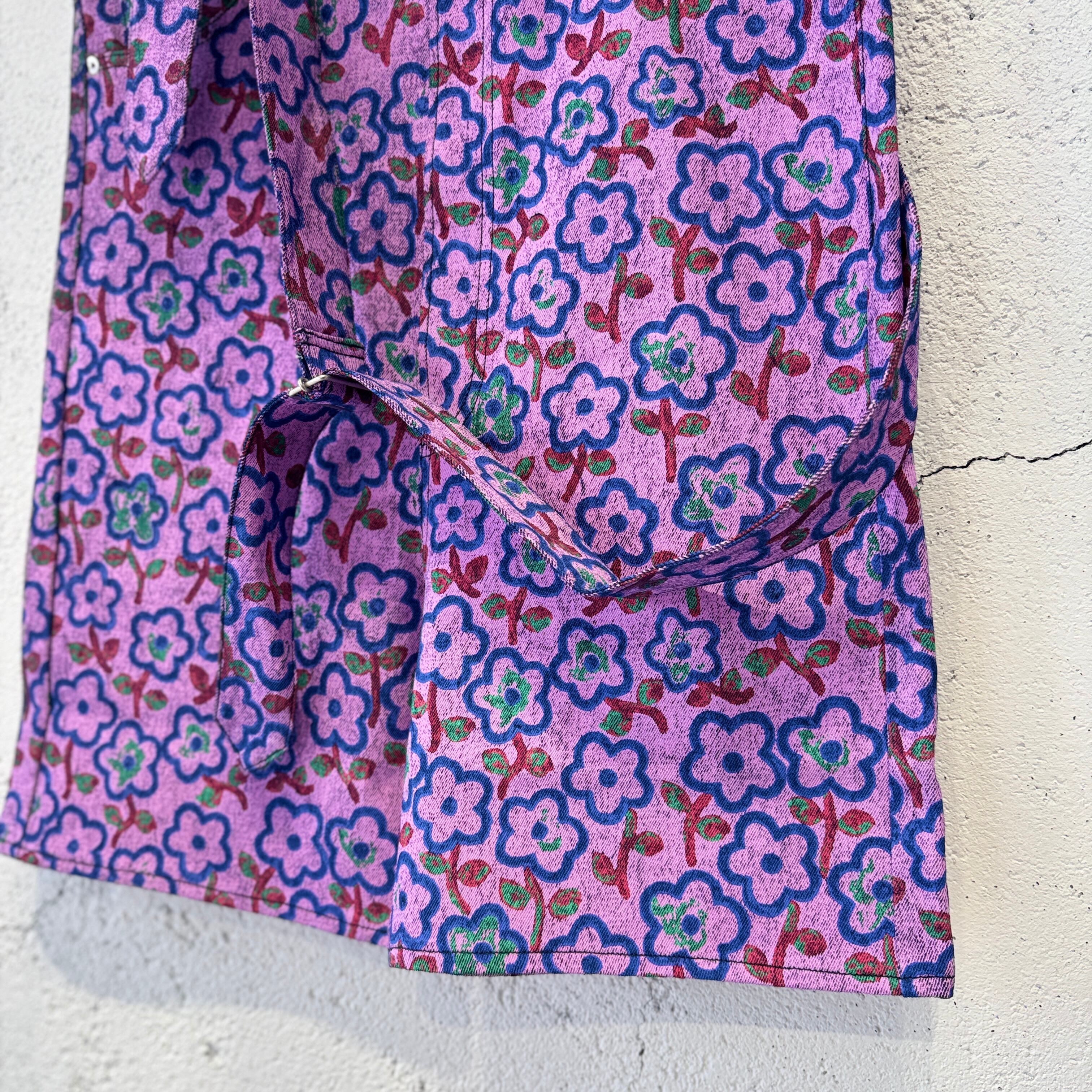 KIDILL / FLOWER DENIM SHORT PANTS / PINK FLOWER | ふぁいん