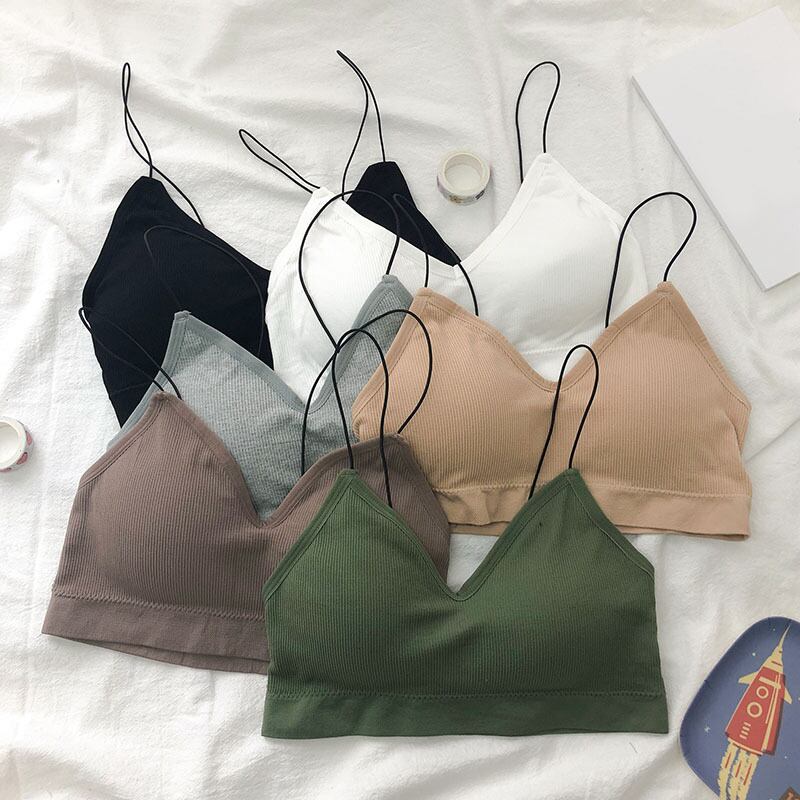 下着美バックブラ小胸ギャザースポーツベストブラ細いチューブトップラップ胸2020新作 YY-ファッション78264548216