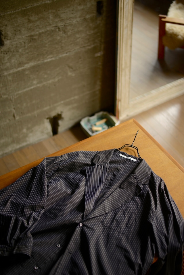 ANSNAM / Ex. Big pajacket (brown st cotton / Bonfanti )