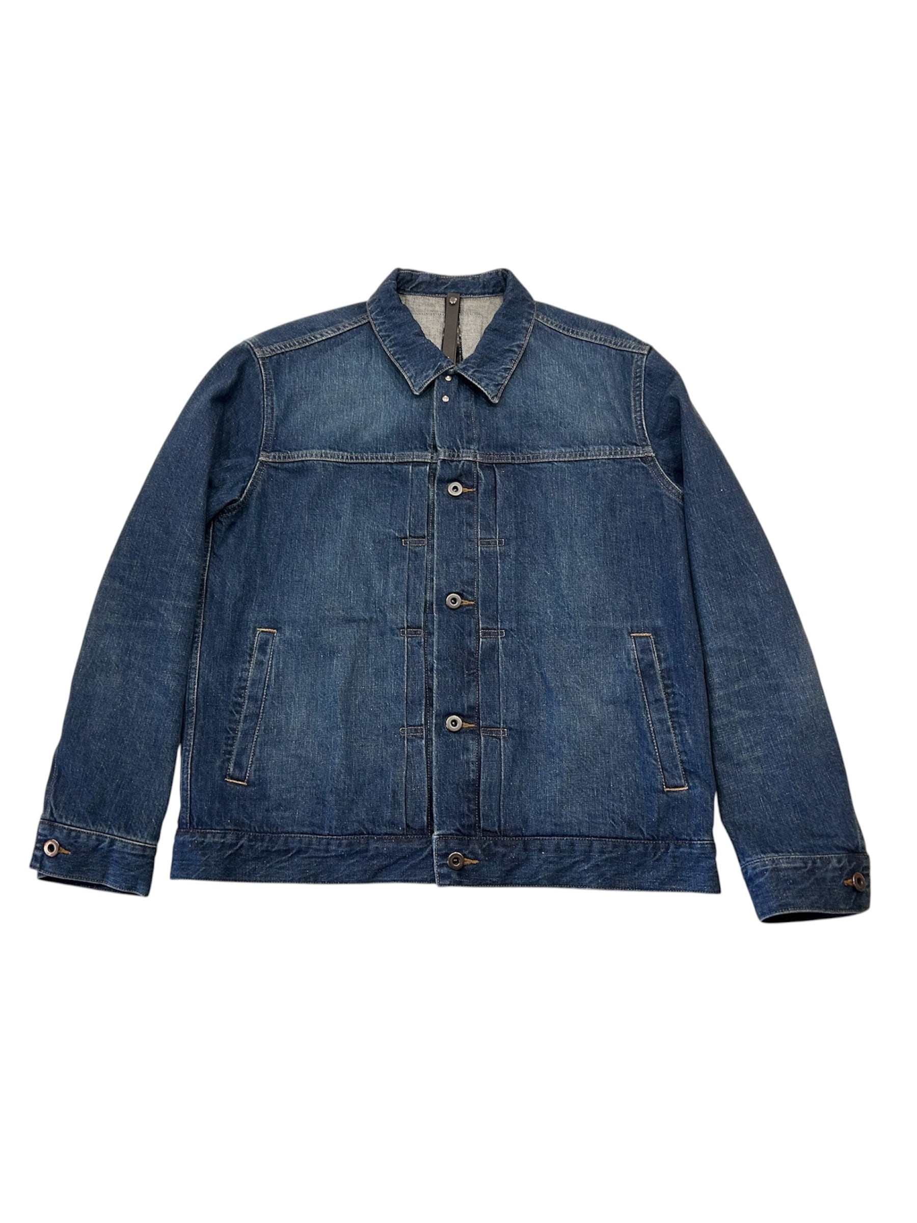 Benjamin Authentic Club Vintage Wash Denim Trucker Jacket Special