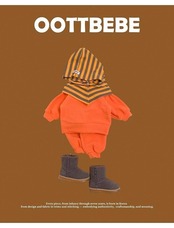 韓国子供服 / 26winter / oottbebe / ノマドボーダーバラクラバ / ベビー&キッズ / 冬服 *S~M*