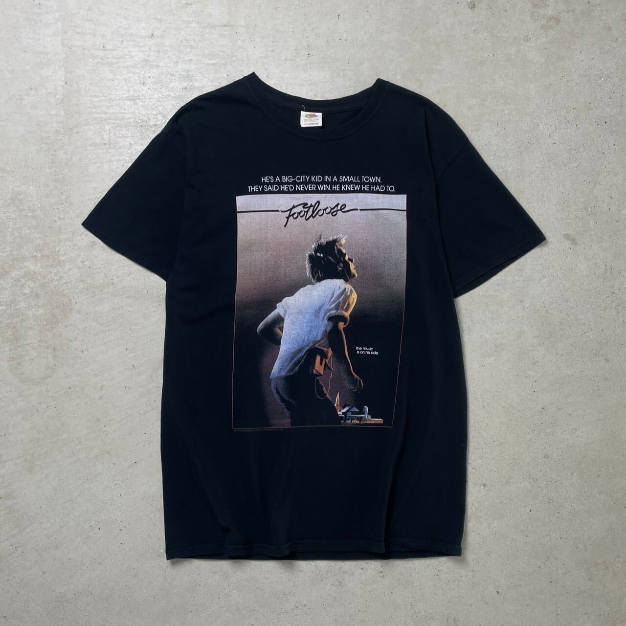 00年代 FOOTLOOSE ムービーTシャツ メンズM 古着 00s リプリント 映画 