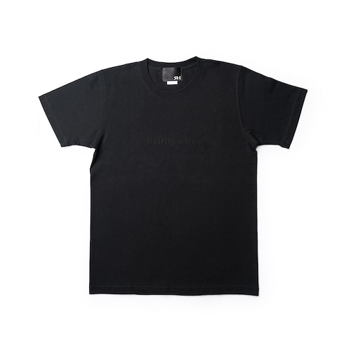 TシャツBLACK LOGO BLACK-unisex-