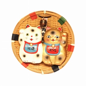 開運招福・家内安全・招き猫・壁飾り・No.200321-037・梱包サイズ60