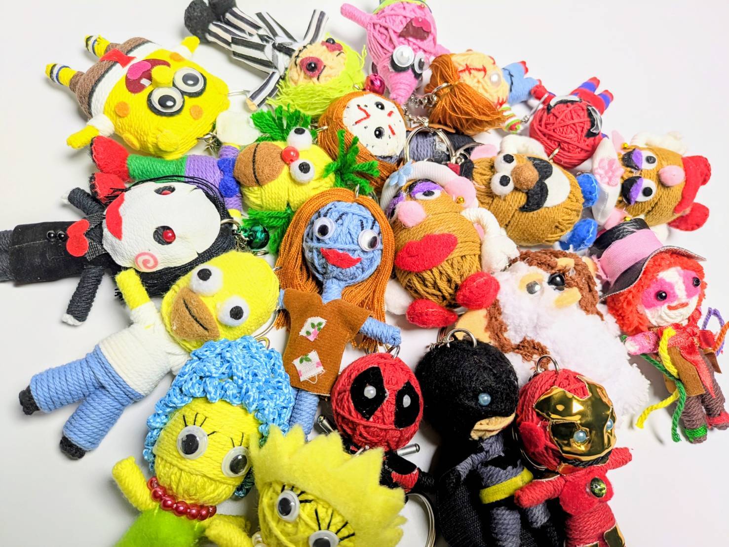 【 The Nightmare Before Christmas ( ナイトメアー・ビフォア・クリスマス ) / Sally ( サリー ) 】 Voodoo doll KeyHolder / ブードゥー人形 / 身代わり人形 /お守り人形 〚アメリカン雑貨 アメトイ〛