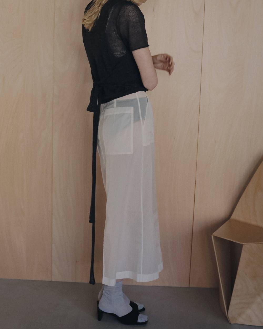 anuke】Wrapcami Layered Knit | LASHIC