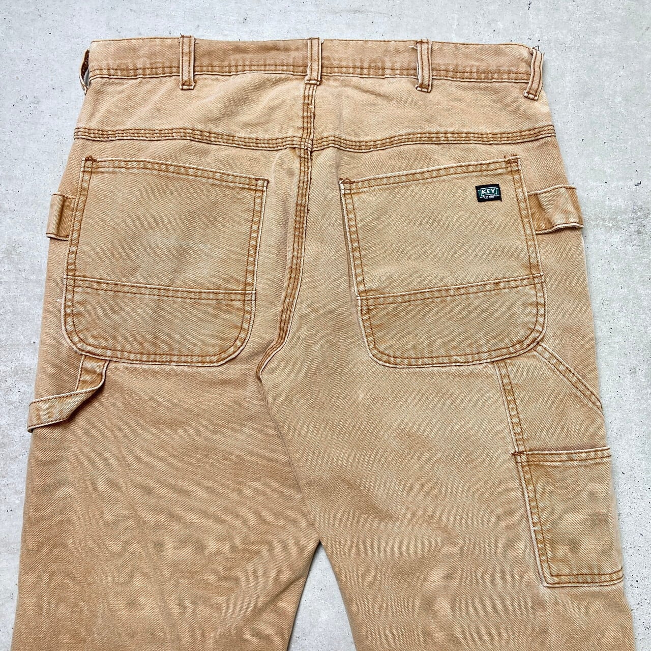 KEY キー ダック地 ワークパンツ ペインターパンツ メンズW34 古着