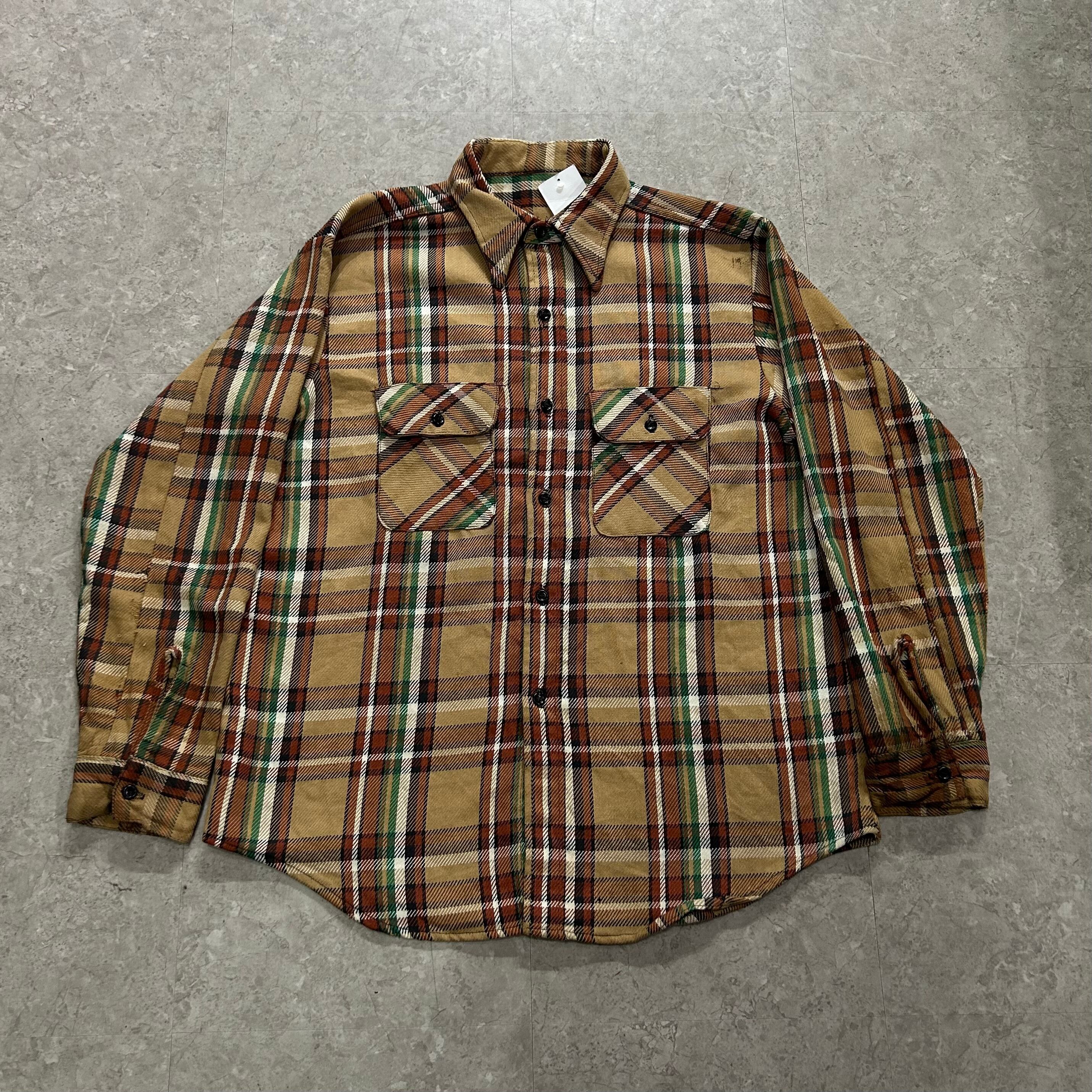 80s〜 unknown flannel shirt【仙台店】