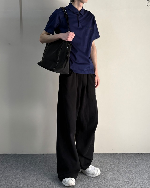 【PRADA】logo polo shirt