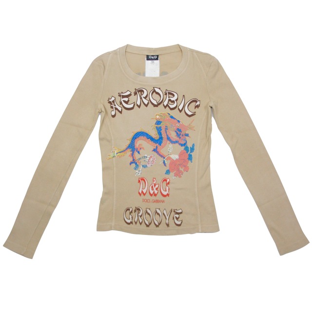 “ORIGINAL SIN” D&G ribbed long sleeve T