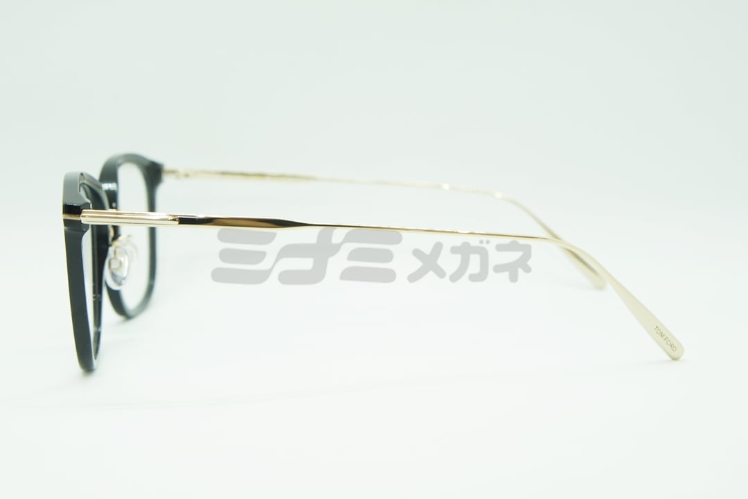 TOM FORD TF5570-K 001 ウェリント　希少モデル TOM FORD メガネ TF5570-K 001 ウェリントンコンビネ メンズ
