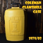 コールマン クラムシェルケース 1979年3月製造 前期型 丸ハンドル ビンテージ 適合220/228/275 ランタンケース 収納