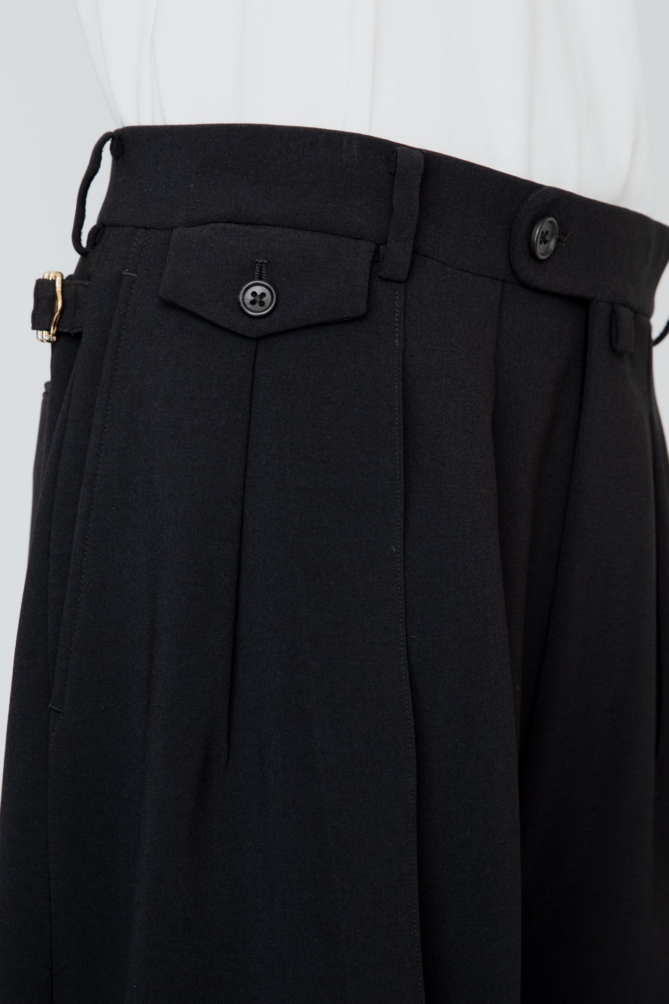 RAINMAKER】HAKAMA TROUSERS_BLACK | marfa store