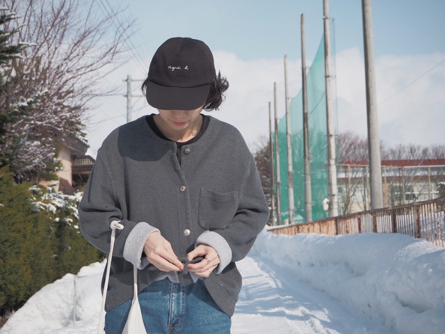 AMERICA 1990’s LANDS’END Sweat cardigan