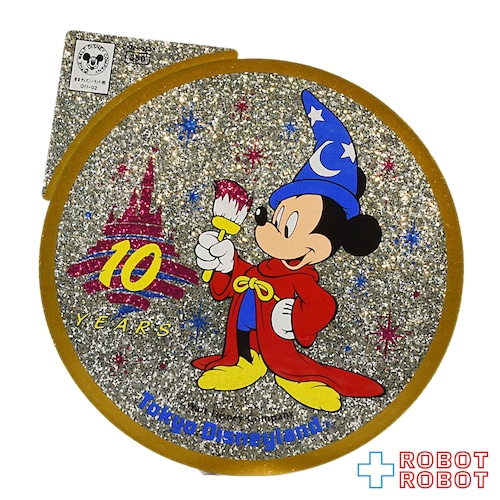 ディズニー TDL 10周年 ファンタジア ソーサラーミッキー ステッカー