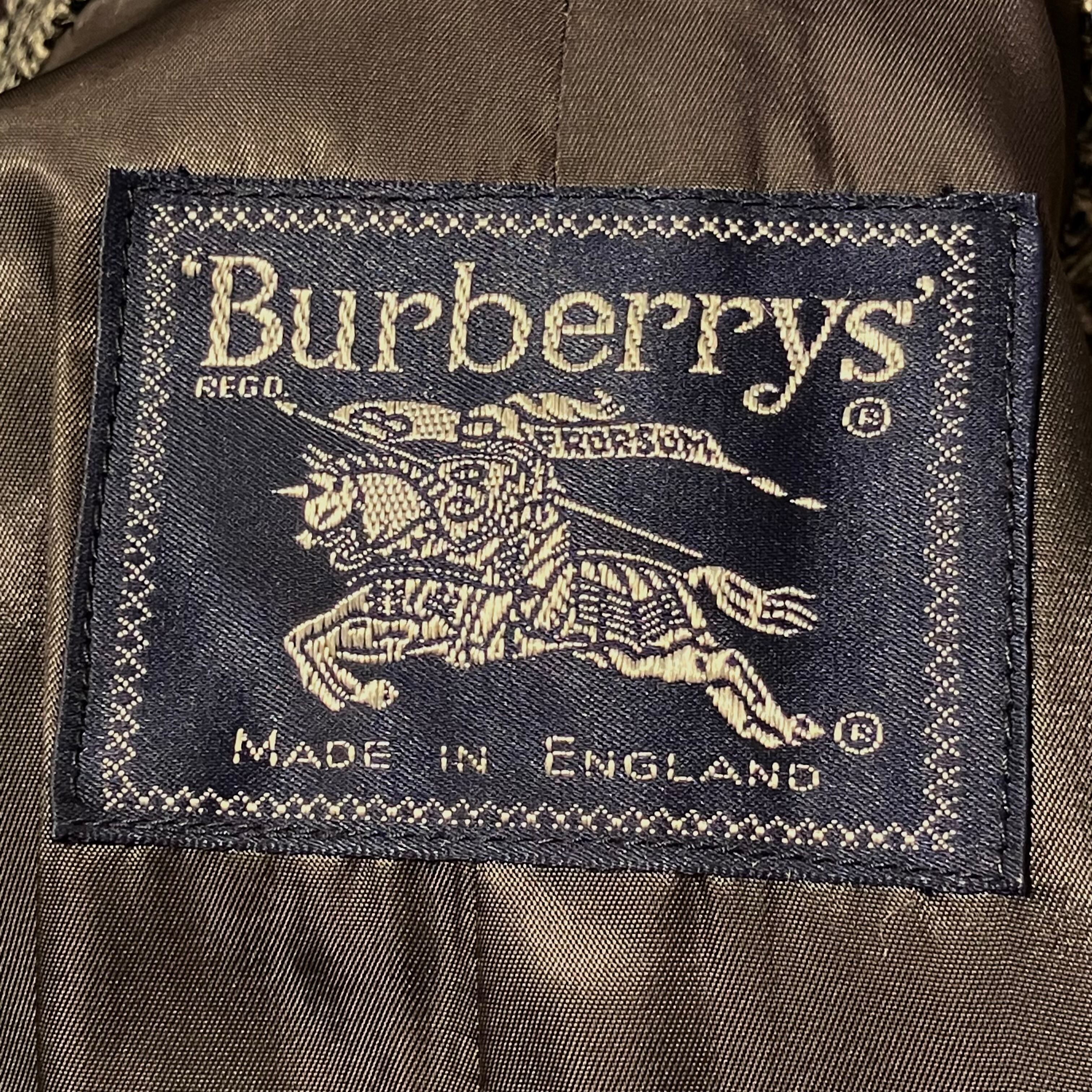 Burberry イングランド製 スコティッシュサキソニー ツイードステン