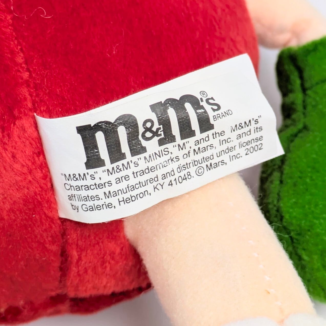 ☆ VINTAGE 2002 ☆【 m&m's( エムアンドエムズ )】 『スキーヤー / ski 』 PLUSH TOY / プラッシュ / ぬいぐるみ / VINTAGE / ビンテージ 〚アメリカン雑貨 アメトイ〛