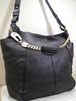 レア24万★JIMMY CHOO ジミーチュウ ANNA アンナ A4対応 大容量 バイカーチェーン 2way レザー トート バッグ 黒★ 希少なANNAのトート型♪