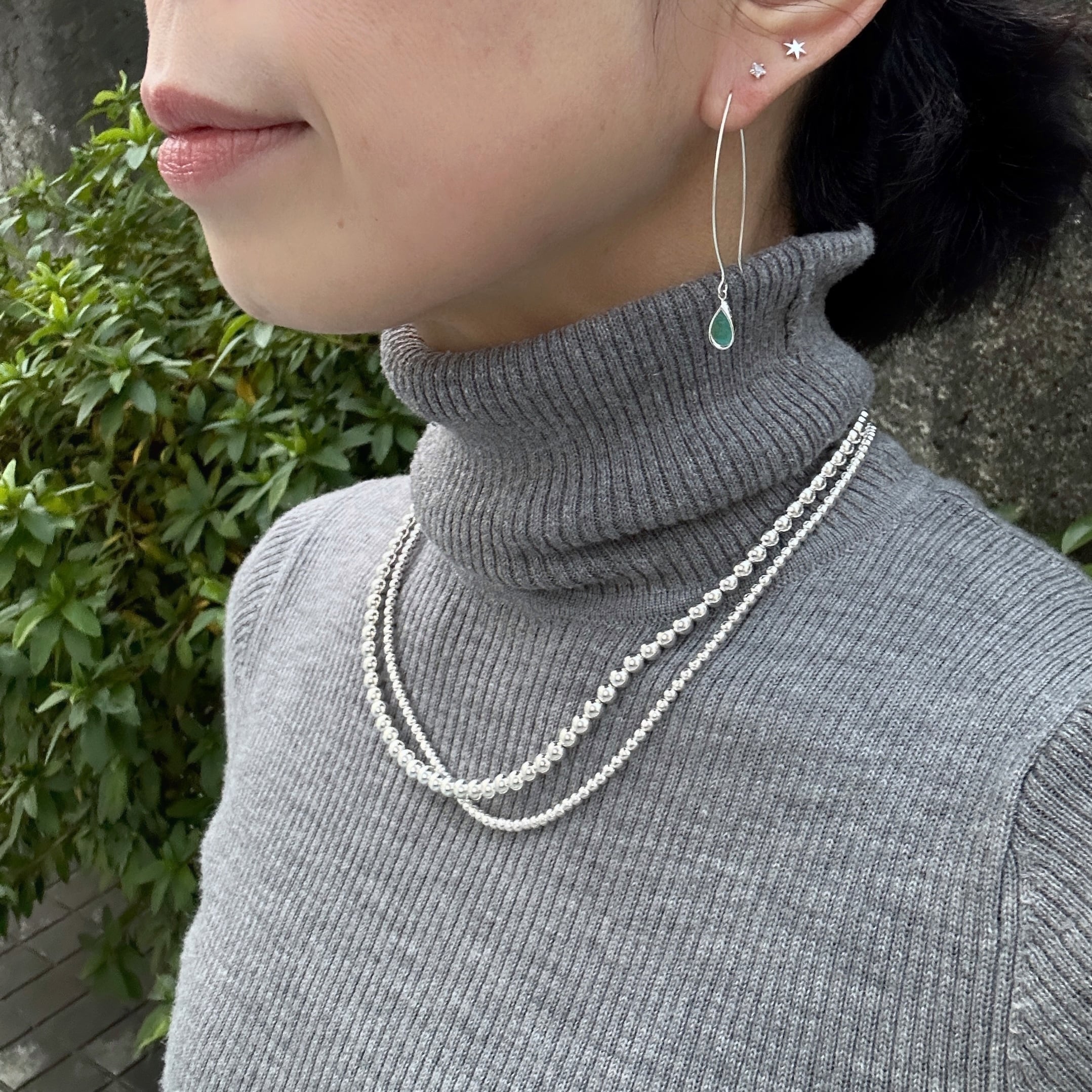 ターコイズ ロング フック ピアス | 【公式通販】鎌倉のシルバー