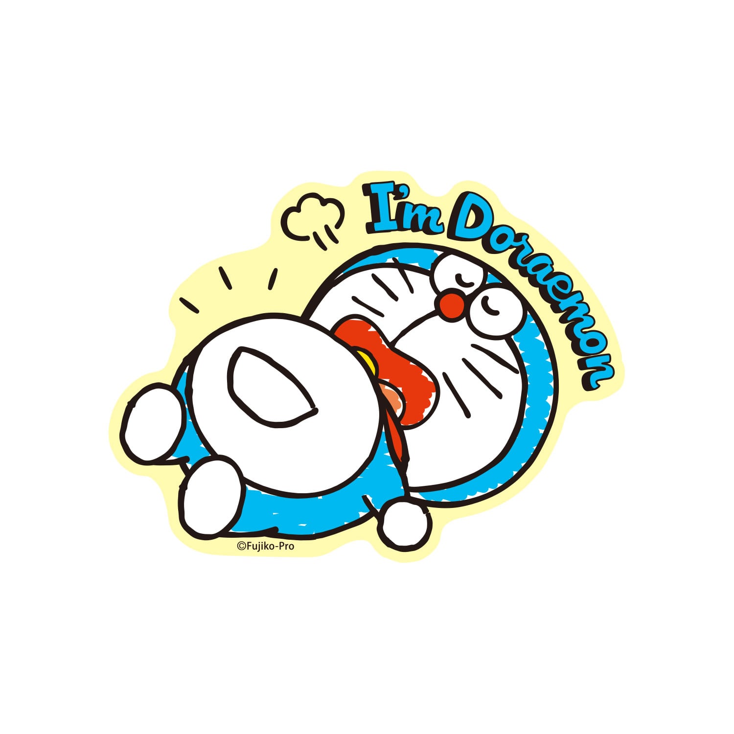 キャラクターステッカー I'm Doraemon ドラえもん まんぷく