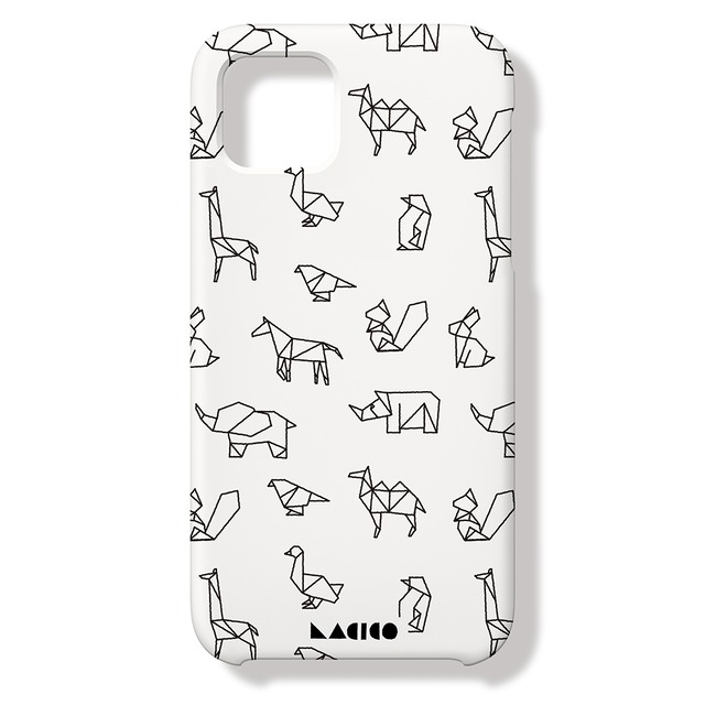 LACICO 折り紙 iphoneケース (ホワイト) ラシコ