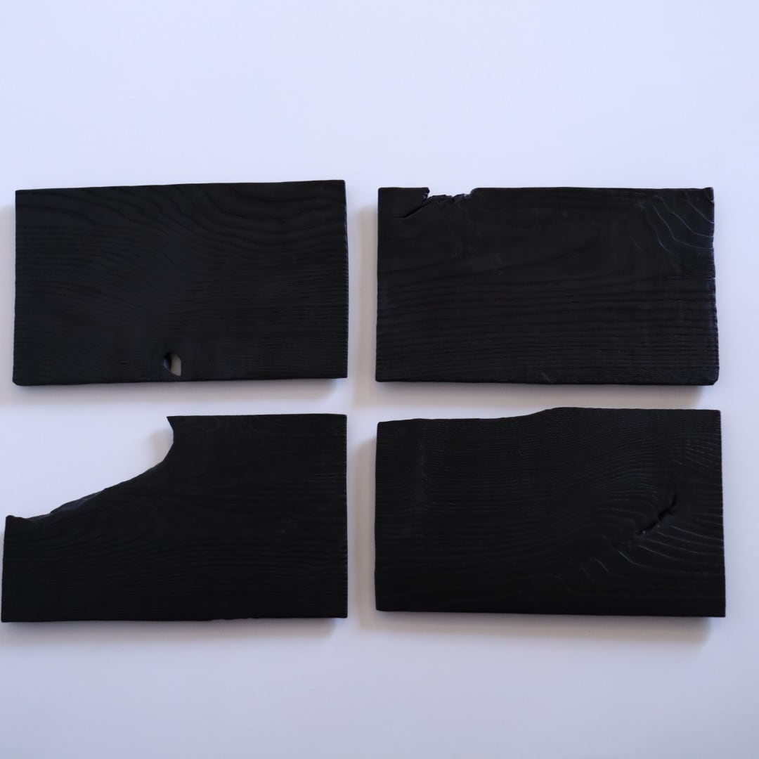 AS 漆山ひろみ 黒漆塗 朽ちた長角皿 | 芦屋貴兆陶家 online shop