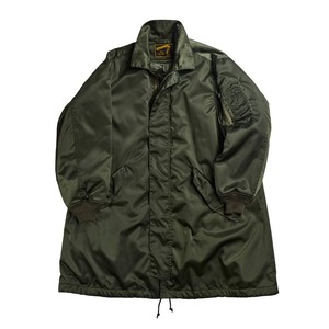 FLIGHT NY STAND COAT / フライトナイロンスタンドコート(KHAKI)