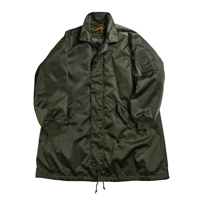 FLIGHT NY STAND COAT / フライトナイロンスタンドコート(KHAKI)