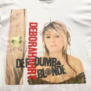 vintage 1990’s DEBORA HARRY music tee “DEF DUMB & BLONDE”