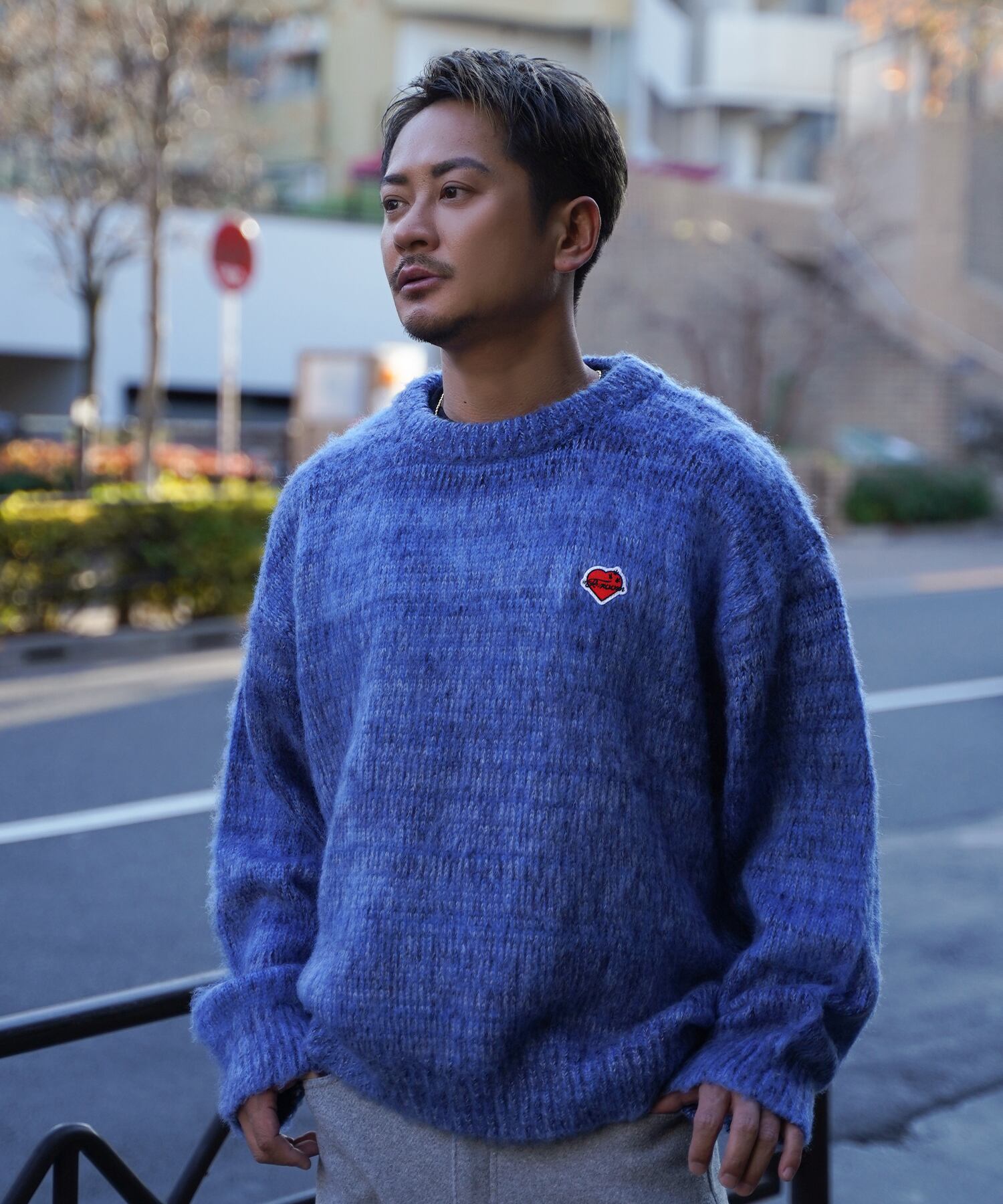 Re:room】SHAGY MIX CREW BIG KNIT［REK149］ | #Re:room（リルーム）