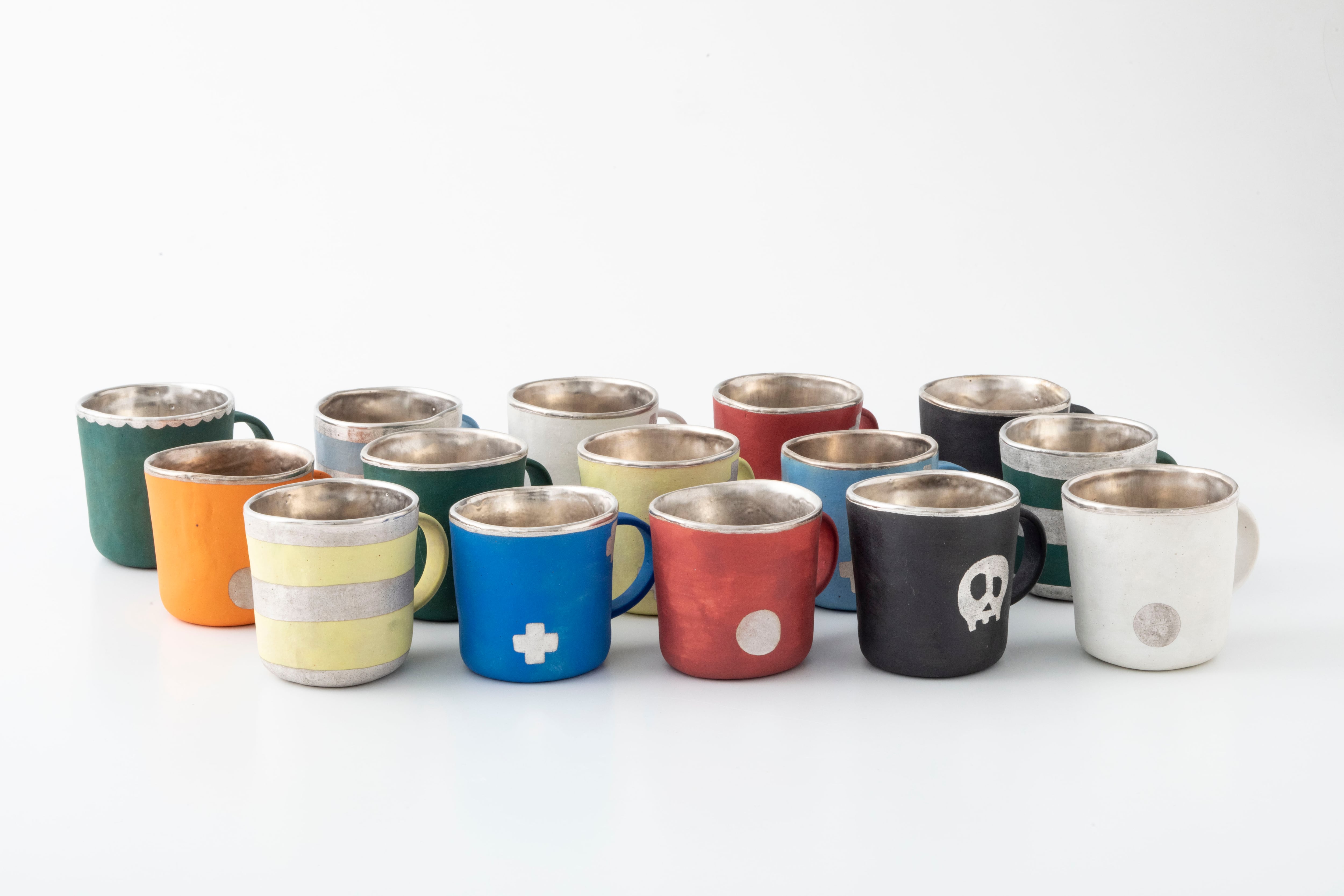 銀彩マグカップ： ○ (Red) / 中囿義光 | Community Store TO SEE