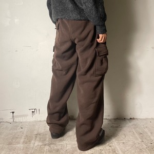 WIDE CARGO SWEAT PANTS