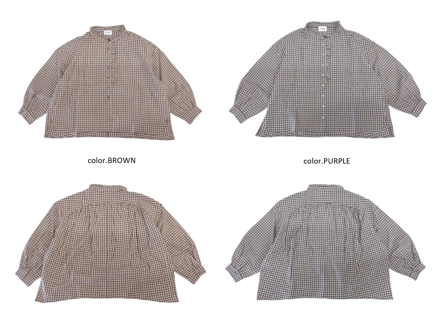 YURK】衿フリルシャツ / yurk26wt-768 | syozikiya online shop