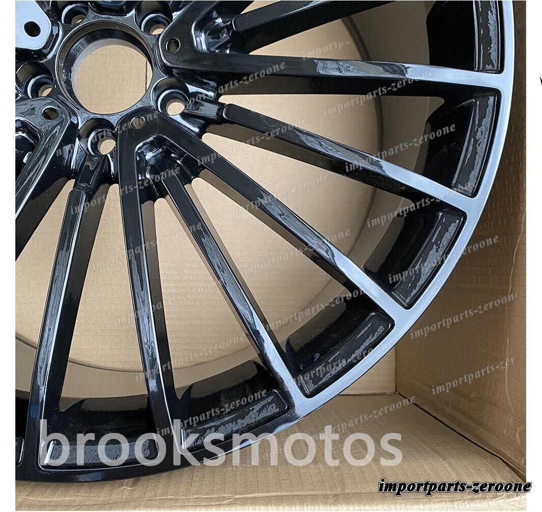 22インチ グロスブラックスタイルホイール ジャガー XF 22x9 22x10 4