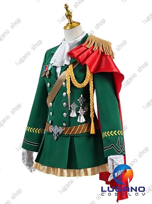 K4938 ウマ娘プリティーダービー シンボリルドルフ 勝負服 風 コスプレ