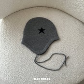 韓国子供服 / 26Autumn / ELLY MOLLY / ジャガードニット帽(周囲52〜54cm)*free*
