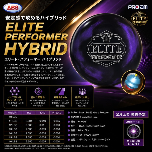 エリート・パフォーマー・ハイブリッド(Pro-am)